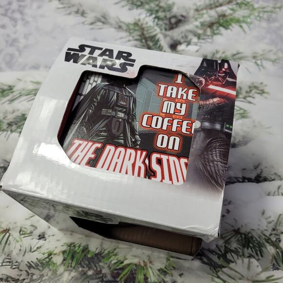 NWT in Box Star Wars Darth Vader Ceramic Mug & Coaster Combo Pack - Picture 11 of 11